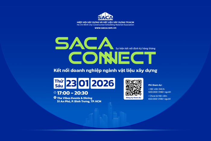NGÀY 23.01: CHƯƠNG TRÌNH SACA CONNECT CHỦ ĐỀ KẾT NỐI DOANH NGHIỆP NGÀNH SẢN XUẤT