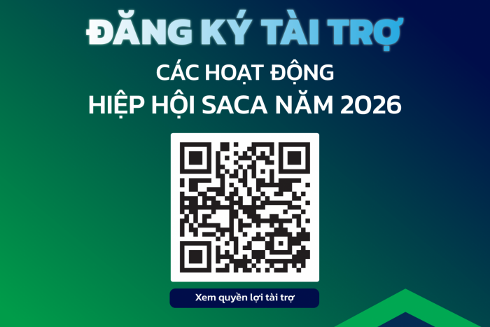 THÔNG BÁO VỀ VIỆC TIẾP NHẬN ĐĂNG KÝ TÀI TRỢ CÁC HOẠT ĐỘNG SACA NĂM 2026