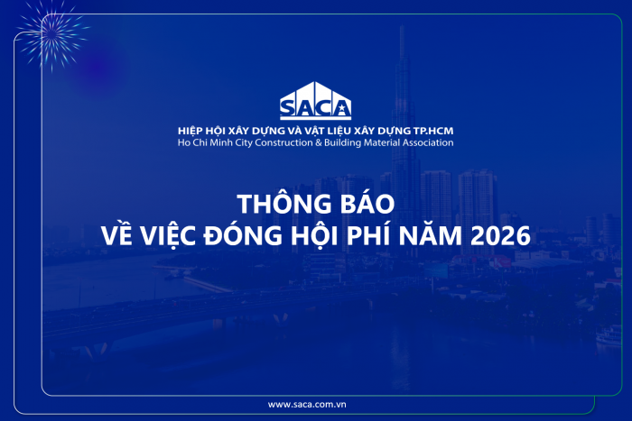 HIỆP HỘI SACA THÔNG BÁO VỀ VIỆC ĐÓNG HỘI PHÍ NĂM 2026