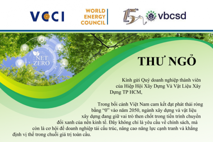 MỜI DOANH NGHIỆP THAM GIA DIỄN ĐÀN “NĂNG LƯỢNG VÀ MÔI TRƯỜNG THẾ GIỚI – VIỆT NAM 2026”