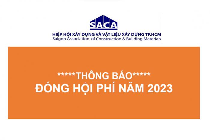 THÔNG BÁO VỀ VIỆC ĐÓNG HỘI PHÍ NĂM 2023