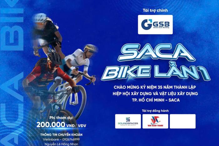 SACA TỔ CHỨC GIAO LƯU XE ĐẠP LẦN ĐẦU TIÊN CHÀO MỪNG KỶ NIỆM 35 NĂM THÀNH LẬP