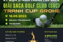 GIẢI SACA GOLF CLUB (SGC) - TRANH CUP GROHE