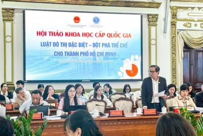 CHỦ TỊCH SACA KIẾN NGHỊ ĐỘT PHÁ THỂ CHẾ ĐẶC THÙ CHO SIÊU ĐÔ THỊ TP.HCM ĐẶC BIỆT