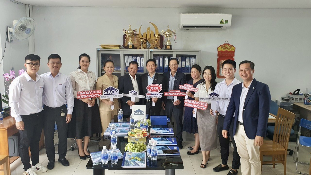 HIỆP HỘI SACA ĐẾN THĂM HỘI VIÊN – CÔNG TY CỔ PHẦN CƠ KHÍ NHÔM XINGFAWINDOW – NHÀ MÁY NHÔM XINGFAWINDOW HIỆP HỘI SACA ĐẾN THĂM HỘI VIÊN – CÔNG TY CỔ PHẦN CƠ KHÍ NHÔM XINGFAWINDOW – NHÀ MÁY NHÔM XINGFAWINDOW