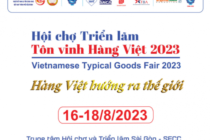 Hội chợ Triển lãm Tôn vinh hàng Việt 2023: HỘI VIÊN HIỆP HỘI SACA SẼ ĐƯỢC GIẢM 50% PHÍ THUÊ GIAN HÀNG