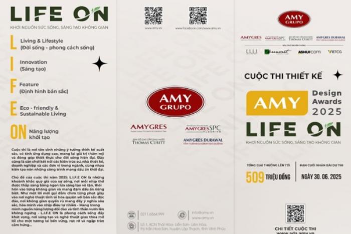 AMY DESIGN AWARDS 2025: L.I.F.E ON KHƠI NGUỒN SỨC SỐNG SÁNG TẠO KHÔNG GIAN