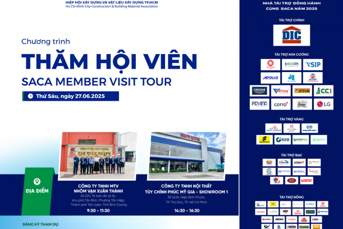 HIỆP HỘI SACA TỔ CHỨC CHƯƠNG TRÌNH THĂM HỘI VIÊN THÁNG 06/2025