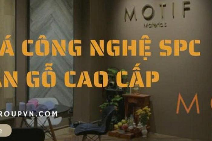 MOTIF - SÀN ĐÁ CÔNG NGHIỆP SPC VÂN GỖ CAO CẤP 