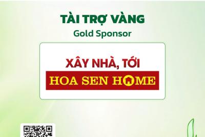 HOA SEN HOME ĐỒNG HÀNH CÙNG VSCF 2026 VAI TRÒ NHÀ TÀI TRỢ VÀNG