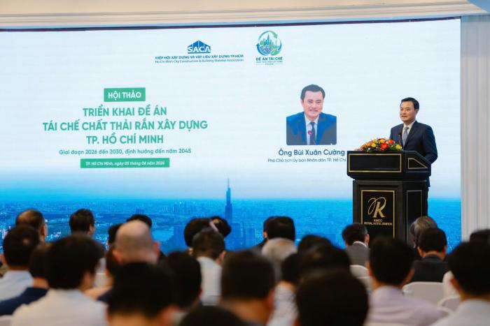TP.HCM HƯỚNG TỚI BIẾN CHẤT THẢI XÂY DỰNG THÀNH NGUỒN TÀI NGUYÊN CHO PHÁT TRIỂN ĐÔ THỊ