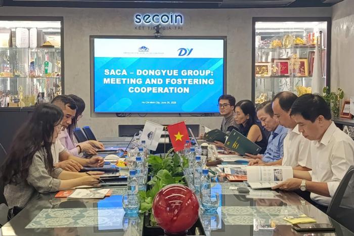 HIỆP HỘI SACA GẶP GỠ VÀ KẾT NỐI VỚI TẬP ĐOÀN DONGYUE 