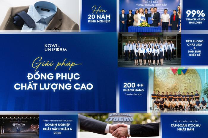 CHÀO MỪNG KOWIL UNIFORM TRỞ THÀNH HỘI VIÊN HIỆP HỘI SACA
