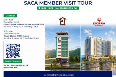 NGÀY 19.08: CHƯƠNG TRÌNH THĂM HỘI VIÊN TÂN PHƯỚC THỊNH VÀ DICERA HOLDINGS