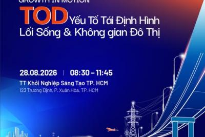 TỌA ĐÀM GROWTH IN MOTION – TOD: YẾU TỐ TÁI ĐỊNH HÌNH LỐI SỐNG & KHÔNG GIAN ĐÔ THỊ
