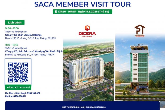NGÀY 19.08: CHƯƠNG TRÌNH THĂM HỘI VIÊN DICERA HOLDINGS VÀ TÂN PHƯỚC THỊNH 