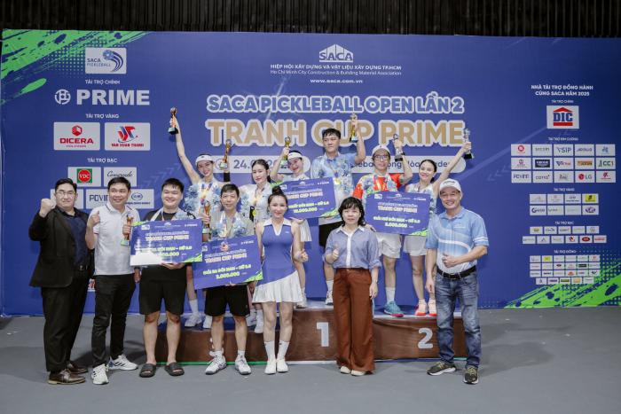 THÀNH CÔNG RỰC RỠ – GIẢI PICKLEBALL OPEN LẦN THỨ 2 TRANH CUP PRIME