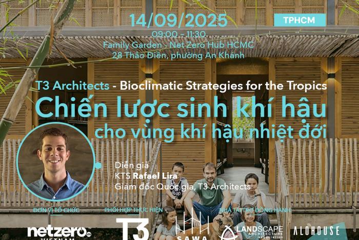 CHƯƠNG TRÌNH CÀ PHÊ NET ZERO #23: T3 ARCHITECTS - CHIẾN LƯỢC SINH KHÍ HẬU CHO VÙNG KHÍ HẬU NHIỆT ĐỚI