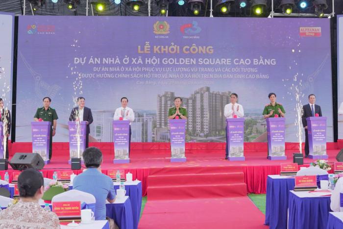 AGRIBANK TÀI TRỢ VỐN TÍN DỤNG DỰ ÁN NHÀ Ở XÃ HỘI GOLDEN SQUARE CAO BẰNG, GÓP PHẦN BẢO ĐẢM AN SINH