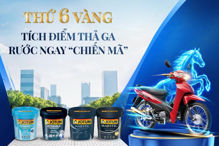 100 CHIẾN MÃ CÙNG JOTUN CHỞ HẠNH PHÚC ĐẾN TAY TỪNG NGƯỜI THỢ SƠN