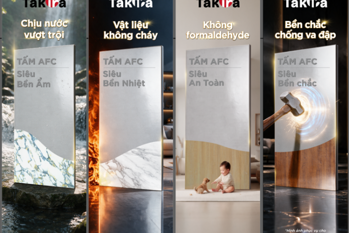 TẤM ỐP TRANG TRÍ AFC CAO CẤP - TAKIRA - KỶ NGUYÊN MỚI CHO VẬT LIỆU KIẾN TRÚC TẠI VIỆT NAM
