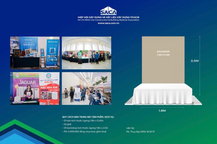 TRƯNG BÀY SẢN PHẨM, DỊCH VỤ TẠI ĐẠI HỘI BẤT THƯỜNG HIỆP HỘI SACA – NHIỆM KỲ IX (2025 – 2030)