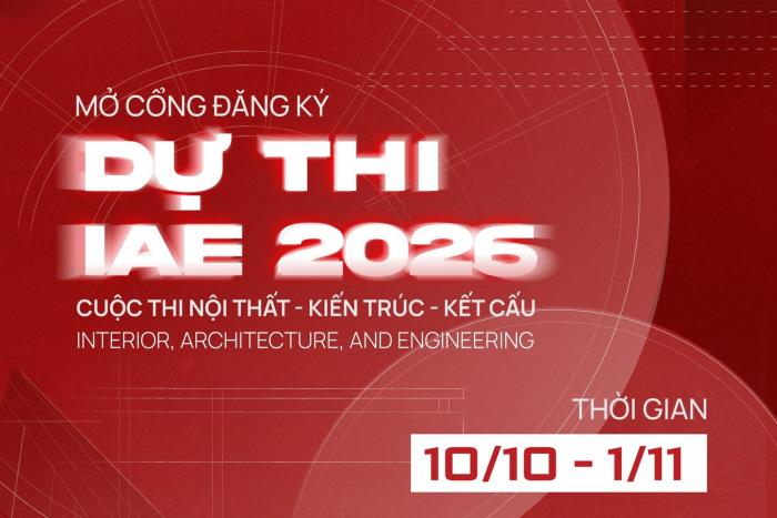 CHÍNH THỨC PHÁT ĐỘNG CUỘC THI UAH IAE 2026: “URBAN IDENTITY – BẢN SẮC ĐÔ THỊ TỪ NẾP SỐNG CỘNG ĐỒNG”