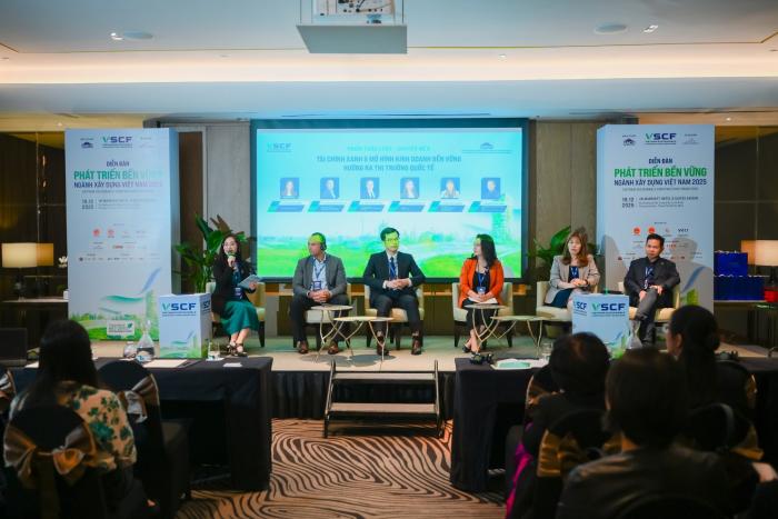 PHIÊN CHUYÊN ĐỀ B VSCF 2025: TÀI CHÍNH XANH & MÔ HÌNH KINH DOANH BỀN VỮNG – CHÌA KHÓA HỘI NHẬP QUỐC TẾ CỦA NGÀNH XÂY DỰNG VIỆT NAM