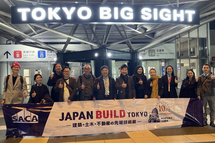 HIỆP HỘI SACA VÀ HỘI VIÊN TRƯNG BÀY GIẢI PHÁP XÂY DỰNG VIỆT NAM TẠI JAPAN BUILD 2025