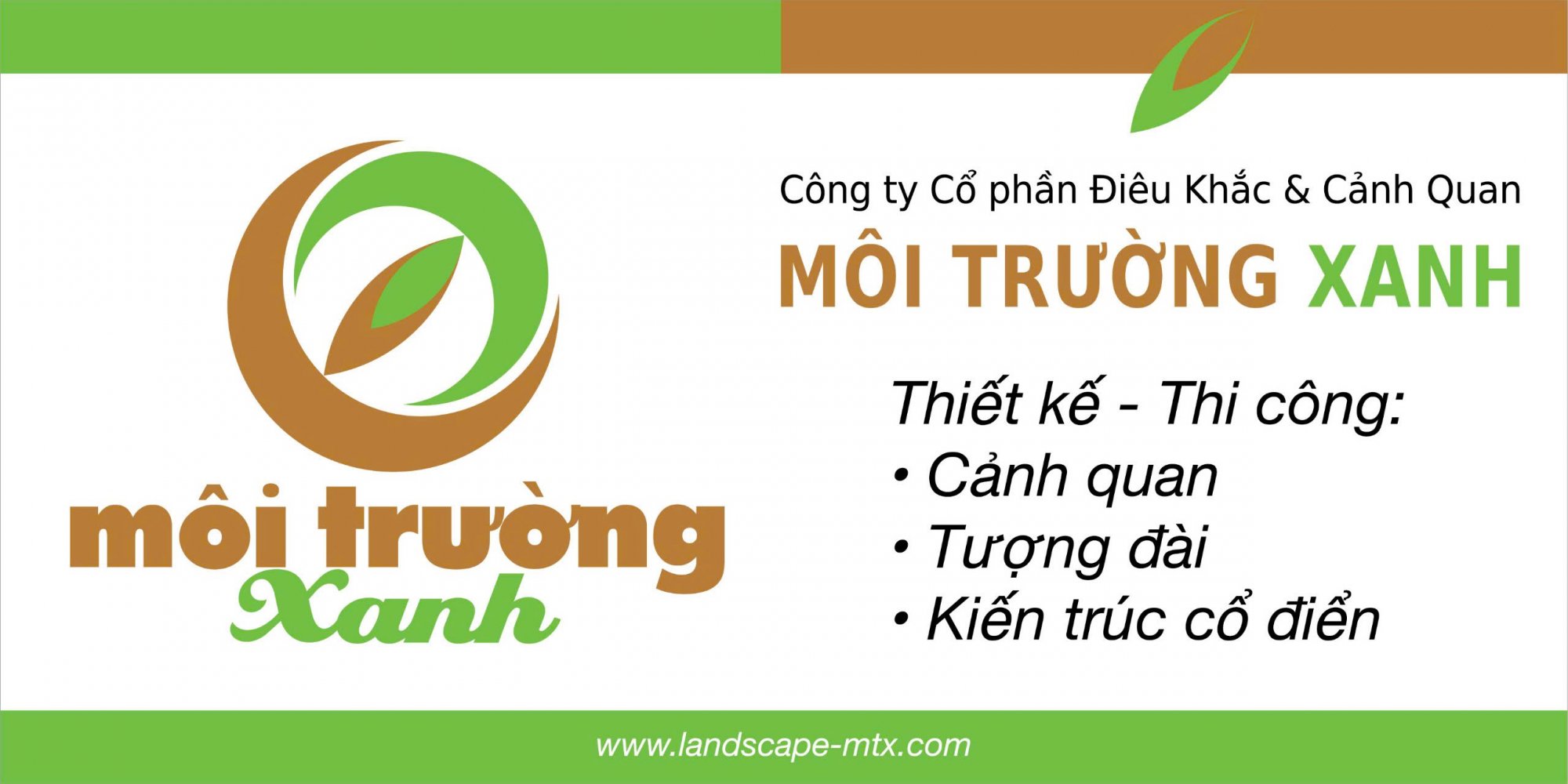 CÔNG TY CỔ PHẦN ĐIÊU KHẮC VÀ CẢNH QUAN MÔI TRƯỜNG XANH